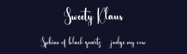 Sweety Klaus by Maulana Creative — Script Handwritten Font — thumbnail 2