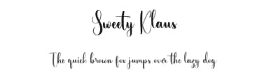 Sweety Klaus by Maulana Creative — Script Handwritten Font — thumbnail 1