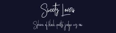 Sweety Lovers by PutraCetol Studio — Script Handwritten Font — thumbnail 2