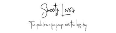 Sweety Lovers by PutraCetol Studio — Script Handwritten Font — thumbnail 1
