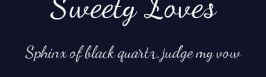 Sweety Loves by K_IN Studio — Script Handwritten Font — thumbnail 2
