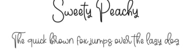 Sweety Peachy by Fillo Graphic — Script Handwritten Font — thumbnail 1