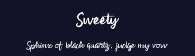 Sweety by selawetype — Script Handwritten Font — thumbnail 2