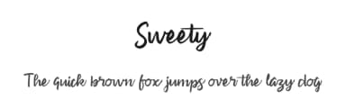 Sweety by selawetype — Script Handwritten Font — thumbnail 1