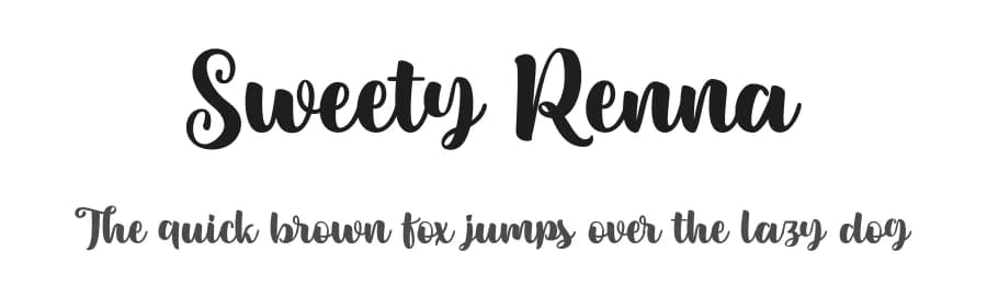 Sweety Renna by Madatype Studio — Script Handwritten Font