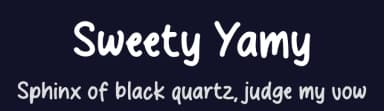 Sweety Yamy by MJType — Script Handwritten Font — thumbnail 2