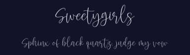 Sweetygirls by Faqih Fawaji — Script Handwritten Font — thumbnail 2