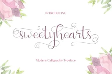 Sweetyhearts Font by putracetol — Script Handwritten Font — thumbnail 1
