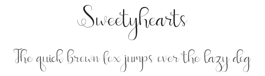 Sweetyhearts by PutraCetol Studio — Script Handwritten Font