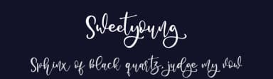 Sweetyoung by Haksen Studio — Script Handwritten Font — thumbnail 2