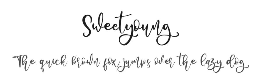 Sweetyoung by Haksen Studio — Script Handwritten Font