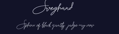 Sweghand by Muhammad Ahwal Bobby — Script Handwritten Font — thumbnail 2
