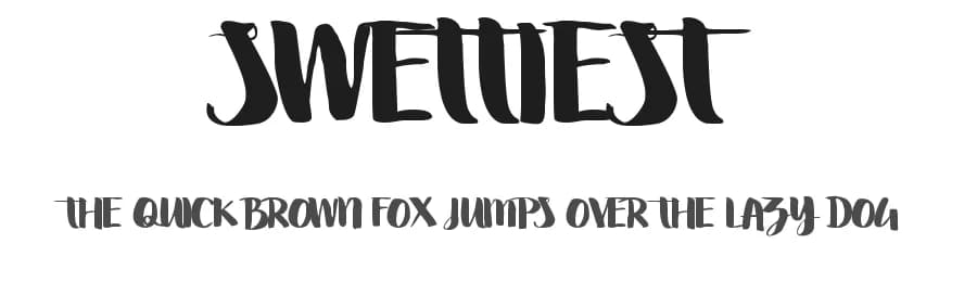 Swettiest by Aiyari — Script Handwritten Font