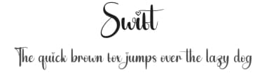 Swift by Scratchones — Script Handwritten Font — thumbnail 1