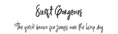 Swift Gorgeous by Abraham Type (AldeDesign Studio) — Script Handwritten Font — thumbnail 1