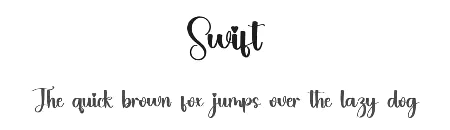 Swift by Inermedia Studio — Script Handwritten Font