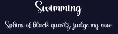Swimming by Harlek Studio — Script Handwritten Font — thumbnail 2