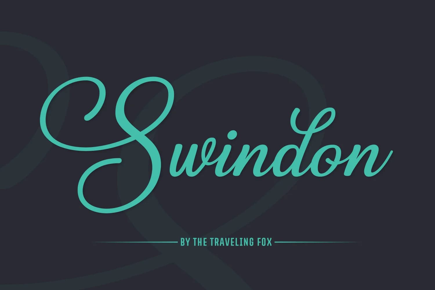 Swindon Font by The Traveling Fox — Script Handwritten Font