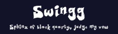 Swingg by imagex — Script Handwritten Font — thumbnail 2