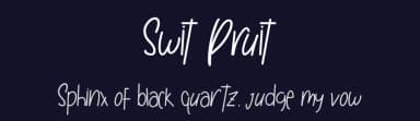 Swit Pruit by Typotopia Studio — Script Handwritten Font — thumbnail 2