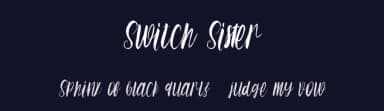 Switch Sister by Maulana Creative — Script Handwritten Font — thumbnail 2