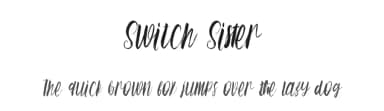 Switch Sister by Maulana Creative — Script Handwritten Font — thumbnail 1