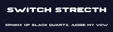 Switch Strecth by MaknaStudio — Sans Serif Font — thumbnail 2