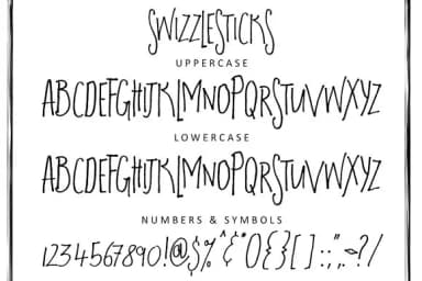 Swizzlesticks Font by Creativeqube Design — Script Handwritten Font — thumbnail 1