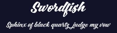 Swordfish by Vunira Design — Script Handwritten Font — thumbnail 2