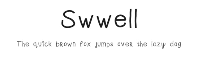 Swwell by Chloe Clark — Script Handwritten Font