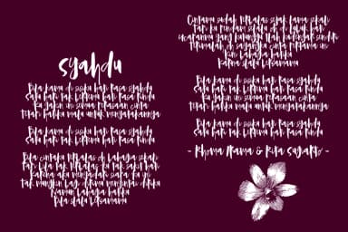 Syahdu Font by KreasiMalam by KreasiMalam — Script Handwritten Font — thumbnail 4