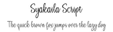 Syakaila Script by bijeh.studio — Script Handwritten Font — thumbnail 1