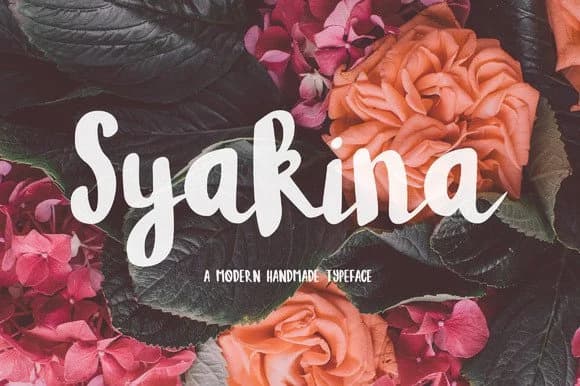 Syakina Font by Wowok Prast — Script Handwritten Font
