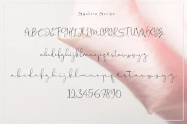 Syakira Script Font by Sulthan Studio — Script Handwritten Font — thumbnail 8