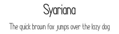 Syariana by Eight template Studio — Script Handwritten Font — thumbnail 1