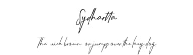 Sydhartta by Creatype Studio — Script Handwritten Font — thumbnail 1