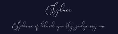 Sydnee by aqr typeface — Script Handwritten Font — thumbnail 2