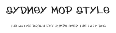 Sydney Mop Style by CrazeCo.com.au — Script Handwritten Font — thumbnail 1