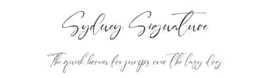 Sydney Signature by Staircase Studio — Script Handwritten Font — thumbnail 1