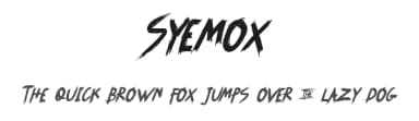 Syemox by Faqih Fawaji — Script Handwritten Font — thumbnail 1