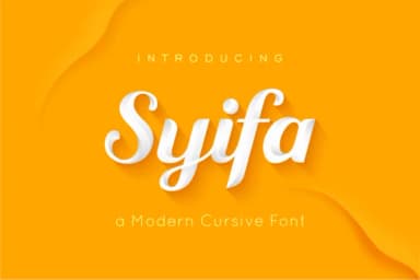 Syifa Script Font by ARToni — Script Handwritten Font — thumbnail 1