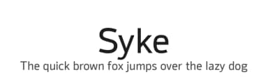 Syke by The Northern Block — Sans Serif Font — thumbnail 1
