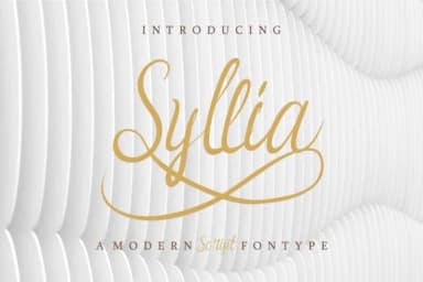Syllia Font by EdricStudio — Script Handwritten Font — thumbnail 2