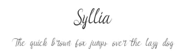 Syllia by Edric Studio — Script Handwritten Font — thumbnail 1