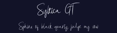 Syltica GT by Typetasty — Script Handwritten Font — thumbnail 2