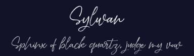 Sylwan by Vunira Design — Script Handwritten Font — thumbnail 2