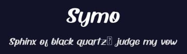 Symo by Nico Muslib — Script Handwritten Font — thumbnail 2