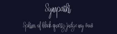 Sympathi by Fiqiart — Script Handwritten Font — thumbnail 2