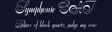 Symphonie CAT by Peter Wiegel — Script Handwritten Font — thumbnail 2