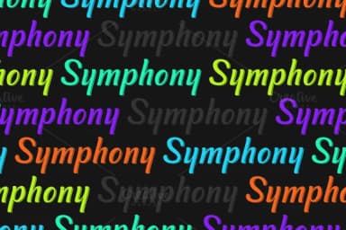 Symphony Shadow Font by SNK — Script Handwritten Font — thumbnail 3